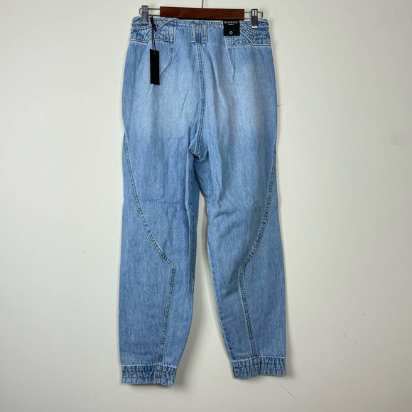 Blank NYC Blue Steal The Show Pants NWT Size 24 - Picture 7 of 9